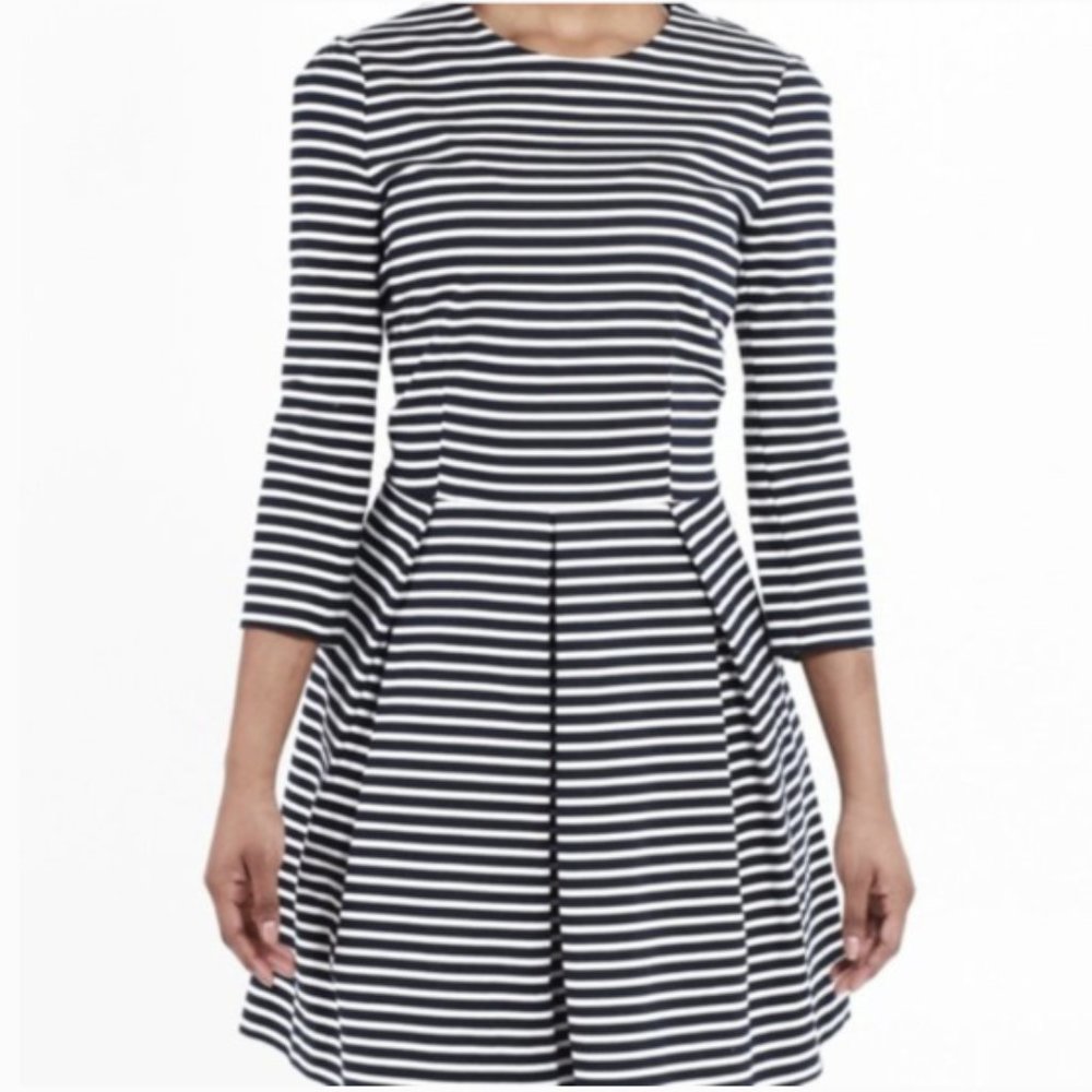 GAP Nautical Striped Heavy Weight Cotton/Spandex Dress Vintage Sz 6